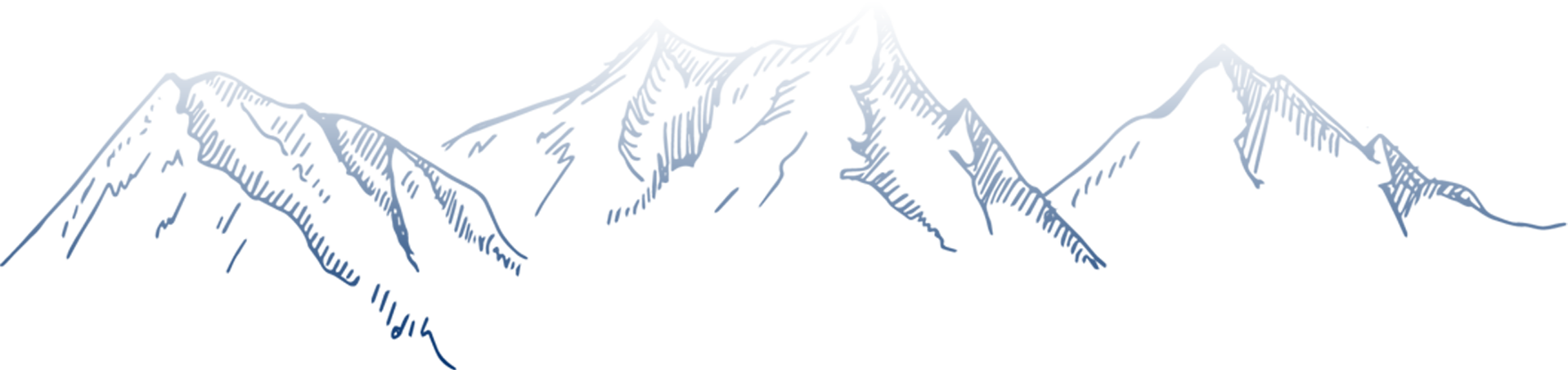Dessin de montagne bleue